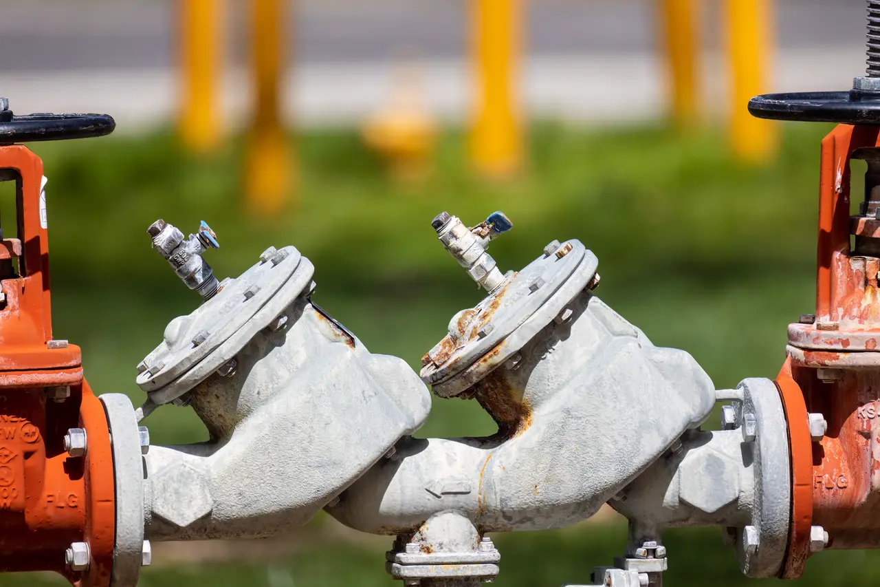 Outdoor Gas Line Installation in Killbuck